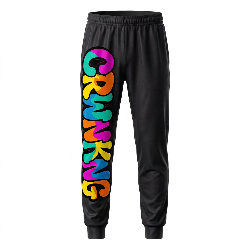 CrwnKng Graffiti Bubble Logo Combo by CRWN KNG Outfit Sets