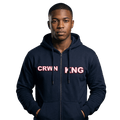CRWNKNG zip fleece hoodie by CRWN KNG Hoodies