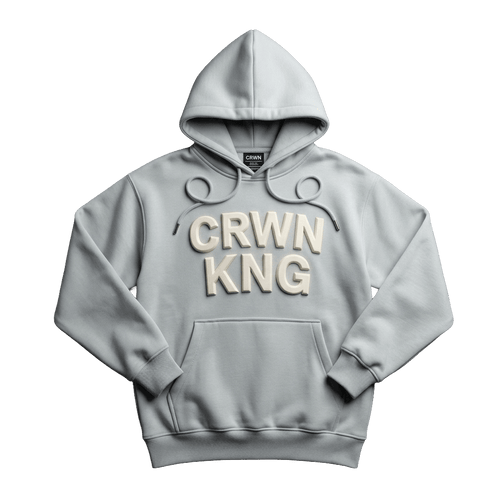 CRWN KNG Embossed Hoodie by Crwnkng Hoodies