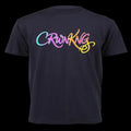 CrwnKng Signature Neon Script Heavyweight Tee (220g) by CRWN KNG T-Shirts
