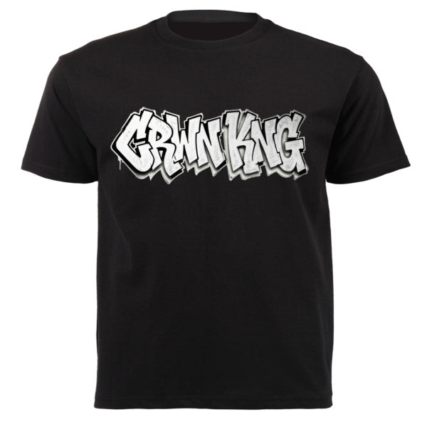 CRWNKNG Graffiti Heavyweight Tee (220g) by CRWN KNG T-Shirts