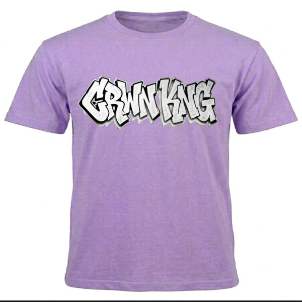CRWNKNG Graffiti Heavyweight Tee (220g) by CRWN KNG T-Shirts